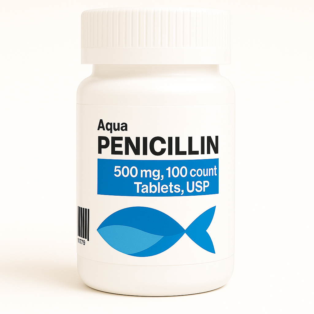 Fish Penicillin 500mg 100 Tablets 