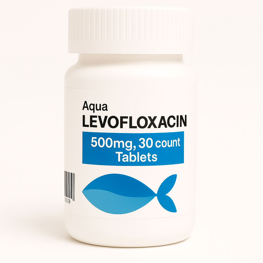 Fish Levofloxacin 500mg 30 Tablets